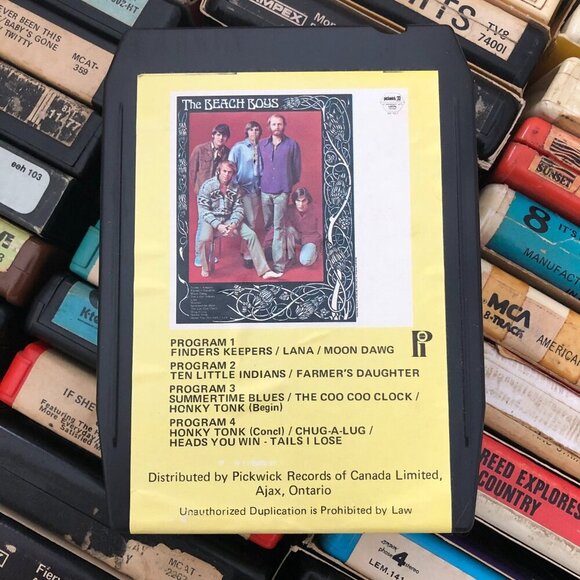 The Beach Boys , Lear Jet Stereo 8 Track Tape  CANADIAN - Picture 1 of 4